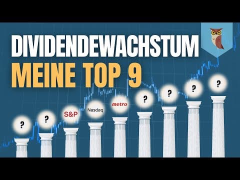 Top 9 Dividendenwachstumsaktien September 2025 | starkes Wachstum & sichere Cashflows!