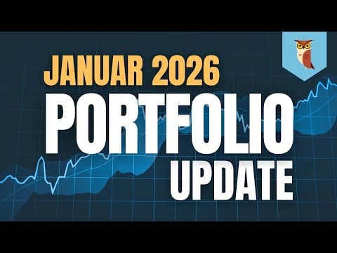 +4.500 € in einem Monat! Warum Disziplin am Ende gewinnt | Portfolio Update Januar 2026