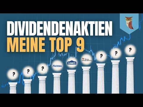 Top 9 Dividendenaktien November 2025 | Diese Aktien zahlen jetzt richtig Cashflow!