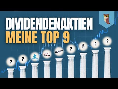 Top 9 Dividendenaktien August 2025 | Diese Aktien zahlen dir dein eigenes Cashflow-Gehalt