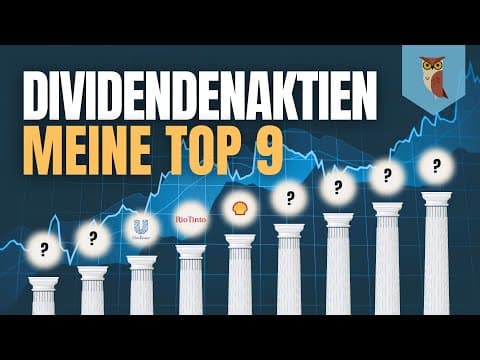 Top 9 Dividendenaktien September 2025 | hohe Rendite & starke Unternehmen!